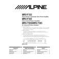 ALPINE MRVF303 Owners Manual