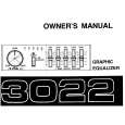 ALPINE 3022 Owners Manual
