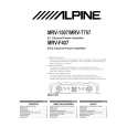 ALPINE MRVF407 Owners Manual