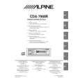 ALPINE CDA7969R Owners Manual