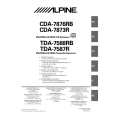 ALPINE CDA7873R Owners Manual