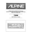 ALPINE 7390M Owners Manual