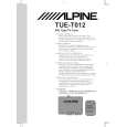 ALPINE TUET012 Owners Manual