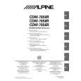 ALPINE CDM7856R Owners Manual