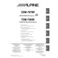 ALPINE TDM-7585R Owners Manual