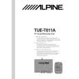 ALPINE TUET011A Owners Manual