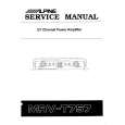 ALPINE MRV-T757 Service Manual