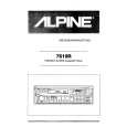 ALPINE 7619R Owners Manual