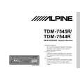 ALPINE TDM7545R Owners Manual